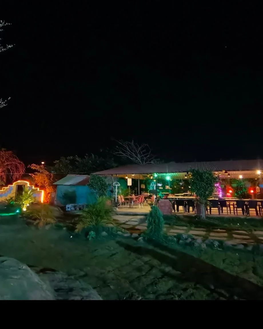 camping at night